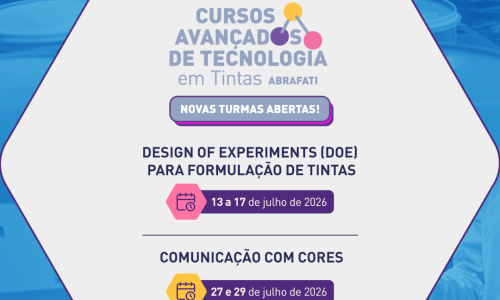 Abrafati oferece novas turmas de cursos avançados de tecnologia em tintas